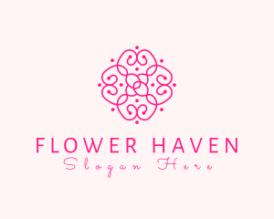 Elegant Flower Pattern  logo design