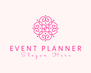 Fashion Designer - Elegant Flower Pattern logo design
