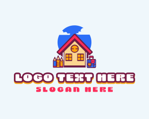 Study - Kindergarten School Learning logo design