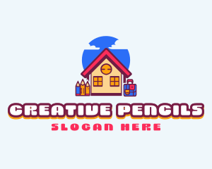 Kindergarten School Learning logo design