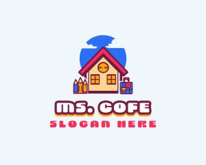 Kindergarten School Learning logo design