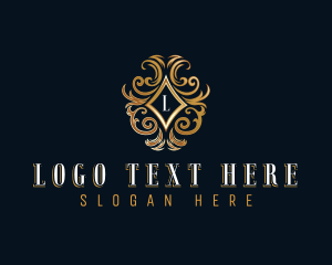 Premium - Royal Crown Shield logo design