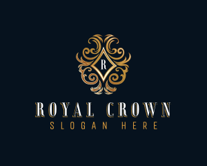 Royal Crown Shield logo design