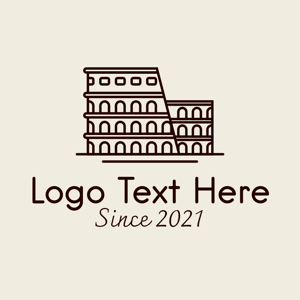 Colosseum Arena Landmark Logo | BrandCrowd Logo Maker