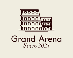 Colosseum - Colosseum Arena Landmark logo design