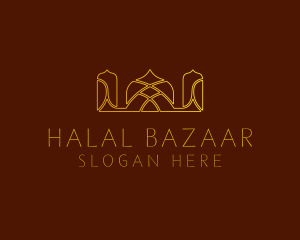 Religious Arabic Temple logo design