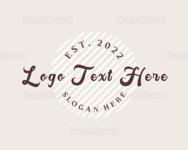 Cursive Business Designer Logo