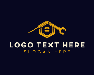 Home Improvement - Residencial Repair Contractor logo design