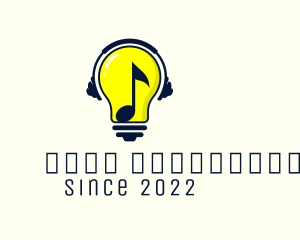 Modern - Light Bulb Music Studio logo design
