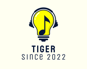 Media Player - Light Bulb Music Studio logo design