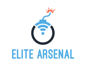 Arsenal - Blue Signal Bomb logo design