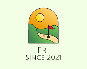 Sunset Golf Course  logo design