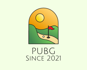 Sunset Golf Course  logo design