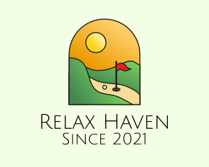 Leisure - Sunset Golf Course logo design