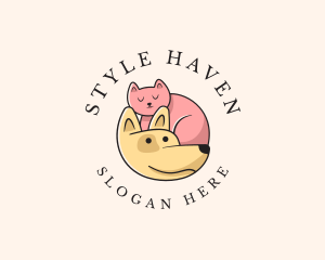 Pet Animal Kitten Dog Logo