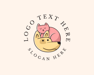 Pet Animal Kitten Dog Logo