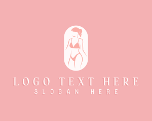 Woman Body Lingerie Logo