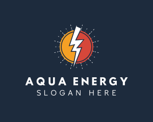 Thunder Solar Energy logo design