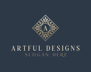 Flower Interior Design logo design