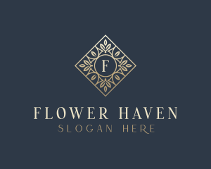 Flower Interior Design logo design