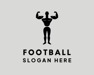 Fit - Male Muscular Body logo design