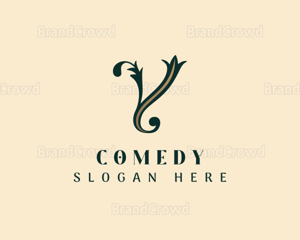 Elegant Decorative Fashion Logo