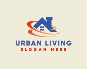 Residential Real Estate House logo design