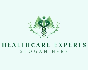 Medical Caduceus Healthcare logo design