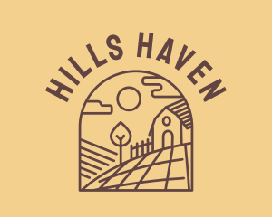 Farm Hill House logo design