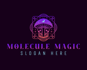 Magical Mushroom Fantasy logo design