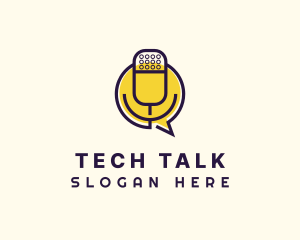 Talk Radio Podcast logo design