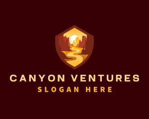 Canyon - Desert Canyon Path logo design