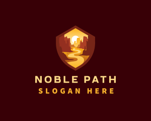 Desert Canyon Path logo design