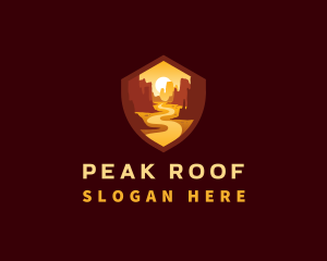 Desert Canyon Path logo design