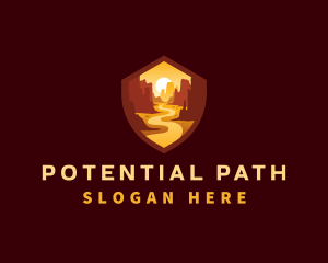 Desert Canyon Path logo design