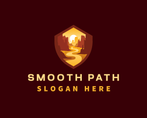 Desert Canyon Path logo design