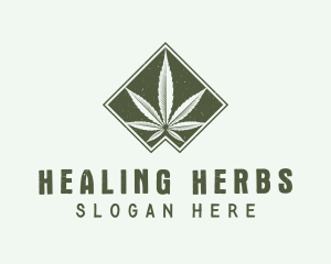 Medicinal - Green Medicinal Weed logo design