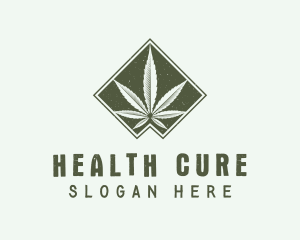 Medicine - Green Medicinal Weed logo design