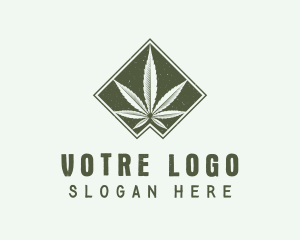 Cbd - Green Medicinal Weed logo design