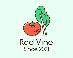 Tomato - Tomato Lettuce Vegetable logo design