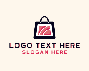 Shopping - Wifi Tech Shopping logo design