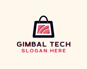 Wifi Tech Shopping logo design