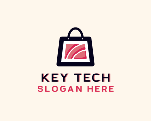 Wifi Tech Shopping logo design