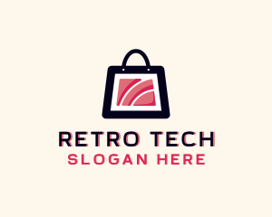 Wifi Tech Shopping logo design