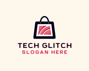 Wifi Tech Shopping logo design