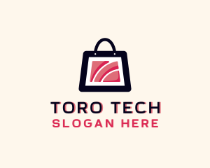 Wifi Tech Shopping logo design