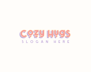 Cuddly - Adorable Pastel Babysitting logo design