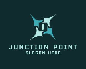 Sharp Pointed Star logo design