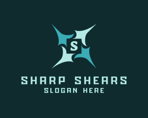 Sharp Pointed Star logo design