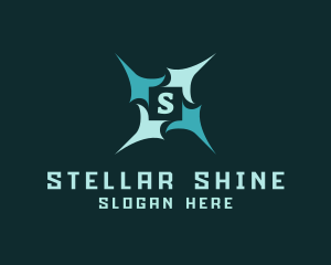 Sharp Pointed Star logo design